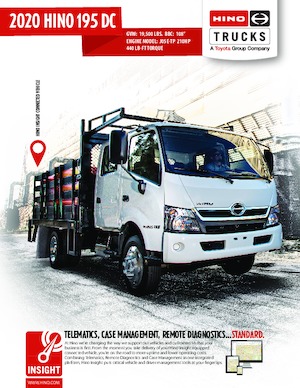 Merevvázak Hino 2020 HINO 195 DC 4x2