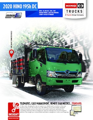 Merevvázak Hino 2020 HINO 195h DC 4x2