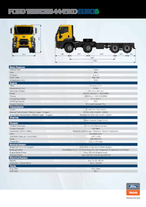 Merevvázak Ford 4445 XD