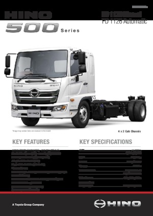 Merevvázak Hino 500 FD 1126 4x2