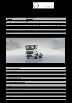 Merevvázak Mercedes-Benz Arocs 1832 LK 4x2