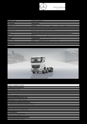 Merevvázak Mercedes-Benz Arocs 4152 AK 8x8