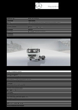 Merevvázak Mercedes-Benz Atego 1221 K 4x2