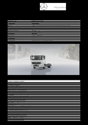 Merevvázak Mercedes-Benz Atego 1221 L/NR 4x2