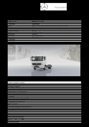 Merevvázak Mercedes-Benz Atego 716 L 4x2