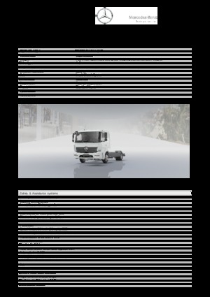 Merevvázak Mercedes-Benz Atego 824 L 4x2
