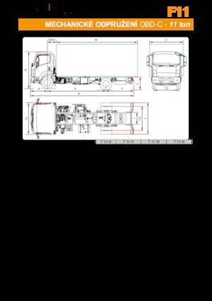 Merevvázak Isuzu F11 H