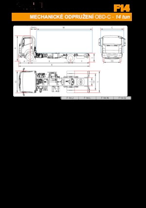Merevvázak Isuzu F14 L