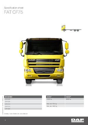 Merevvázak DAF CF 75.250 FAT
