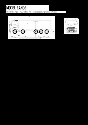 Merevvázak Volvo Trucks FH13.420 10x4 Rigid - Tag Tridem
