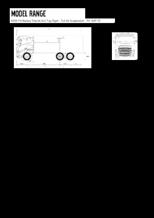 Merevvázak Volvo Trucks FH670 Battery Electric 6x2 Rigid