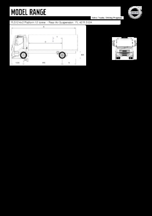 Merevvázak Volvo Trucks FL512 4x2 Platform