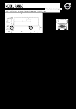 Merevvázak Volvo Trucks FL814 4x2 Platform