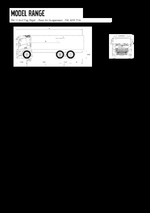 Merevvázak Volvo Trucks FM11.330 6x2 Tag Rigid