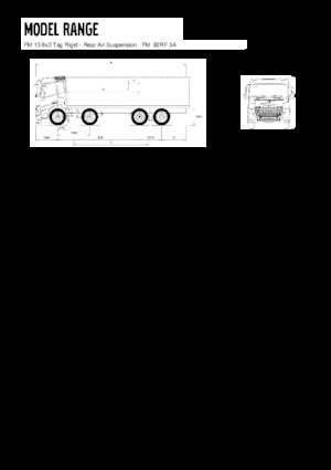 Merevvázak Volvo Trucks FM13.420 8x2 Tag Rigid