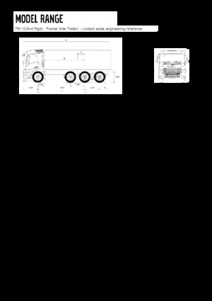 Merevvázak Volvo Trucks FM13.420 8x4 Rigid - Pusher Axle Tridem