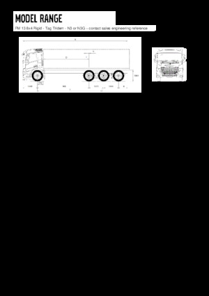 Merevvázak Volvo Trucks FM13.420 8x4 Rigid - Tag Tridem