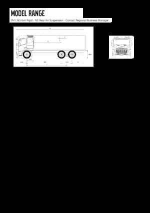 Merevvázak Volvo Trucks FM420 LNG 6x4 Rigid