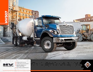 Merevvázak International HV507 107 Crew Cab Cummins L9