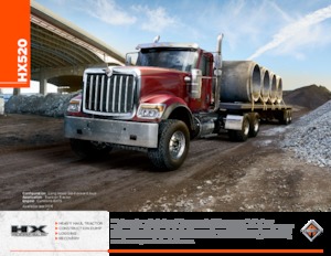Merevvázak International HX520 120 Day Cab Cummins ISX15