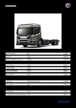 Merevvázak Scania L 340 B6x2NB