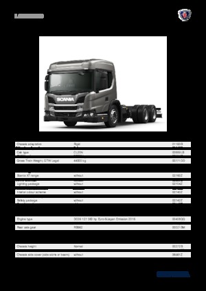 Merevvázak Scania L 360 B6x4NB