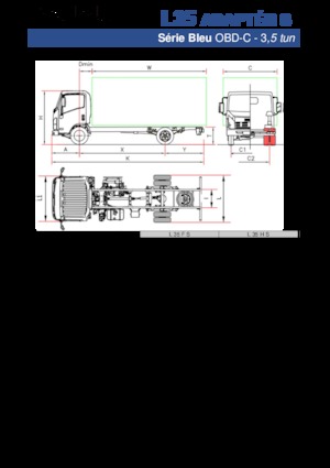 Merevvázak Isuzu L35 F S