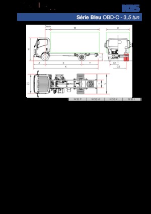 Merevvázak Isuzu N35 H