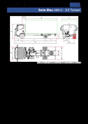 Merevvázak Isuzu N35 H
