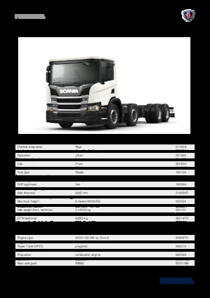 Merevvázak Scania P 280 B8x4NA