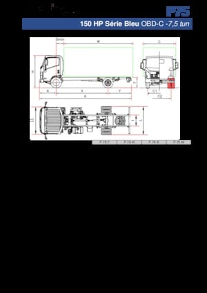 Merevvázak Isuzu P75 M