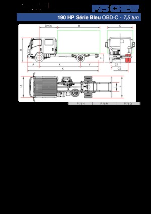 Merevvázak Isuzu P75 Q Crew