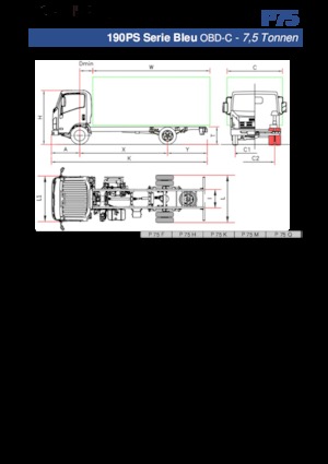 Merevvázak Isuzu P75 Q