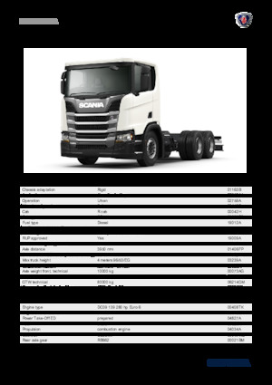 Merevvázak Scania R 280 B6x4NA