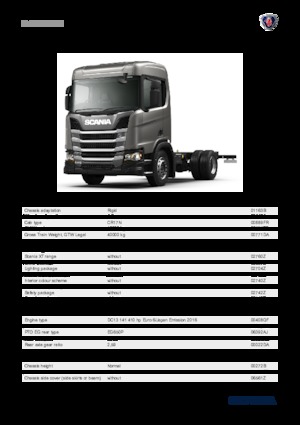 Merevvázak Scania R 410 B4x2NZ