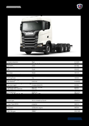 Merevvázak Scania S 420 B8x4*4NA