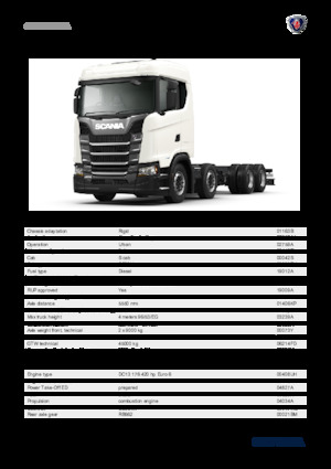 Merevvázak Scania S 420 B8x4NA