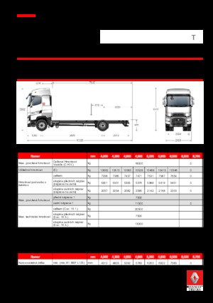 Merevvázak Renault T 480.18 HIGHCAB 4x2 R E6 (LHD)