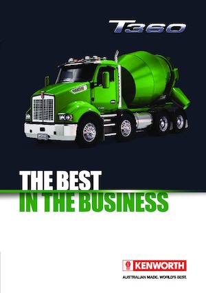 Merevvázak Kenworth T360 Day Cab ISLE5 8x4