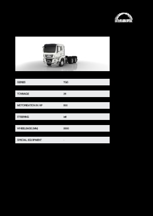 Merevvázak MAN TGS 26.500 6x6H