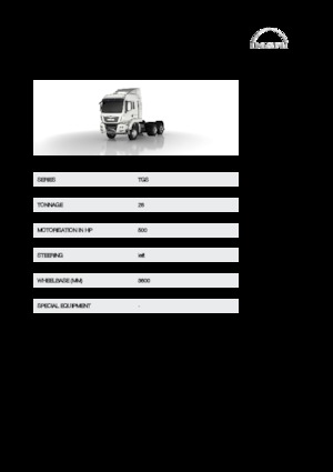 Merevvázak MAN TGS 28.500 6x4-4