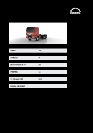 Merevvázak MAN TGS 33.500 6x6H