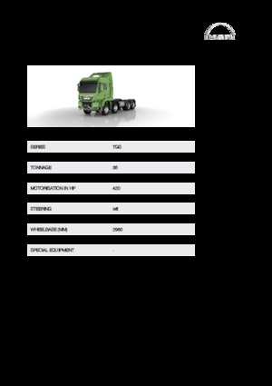 Merevvázak MAN TGS 35.420 8x6
