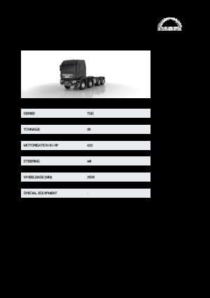 Merevvázak MAN TGS 35.420 8x6H