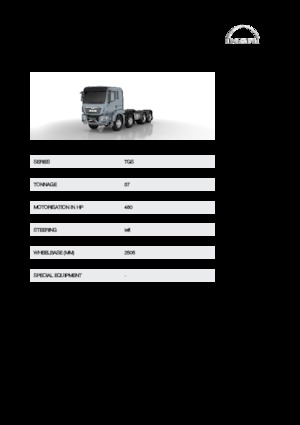Merevvázak MAN TGS 37.460 8x4