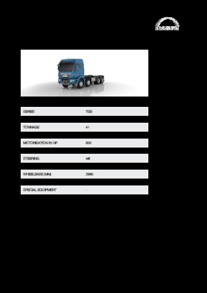 Merevvázak MAN TGS 41.500 8x4