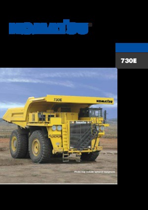 Merevvázas dömperek Komatsu 730E