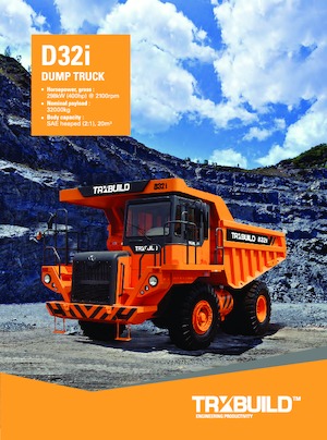 Merevvázas dömperek TRXBUILD D32i