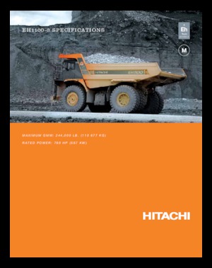 Merevvázas dömperek Hitachi EH1100-3