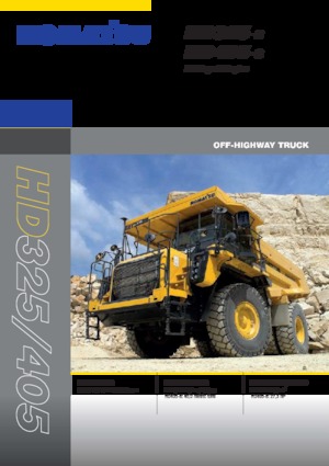 Merevvázas dömperek Komatsu HD405-8E0